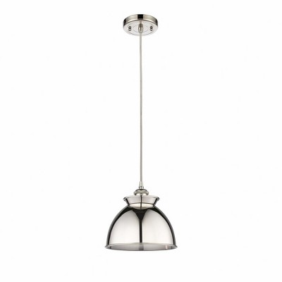 Adirondack - 1 Light Cord Hung Mini Pendant In Industrial Style-10 Inches Tall and 8.13 Inches Wide