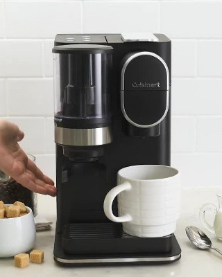 Cuisinart DGB-2 Conical Burr Grind & Brew Single-Serve Coffeemaker, Black &  Cuisinart HomeBarista Reusable Filter Cup, Gray