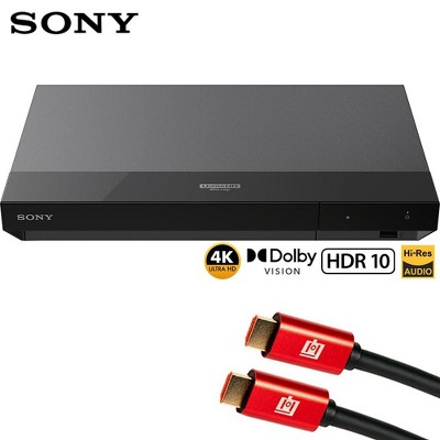 Sony UBP-X700U 4K Ultra HD Home Theater Blu-ray DVD Player + HDMI Cable Bundle