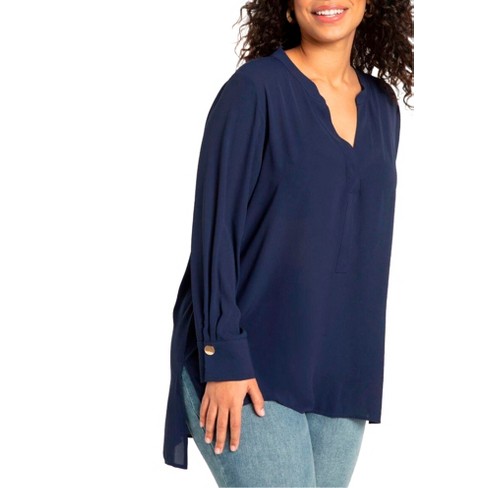 Formal tunic outlet tops plus size