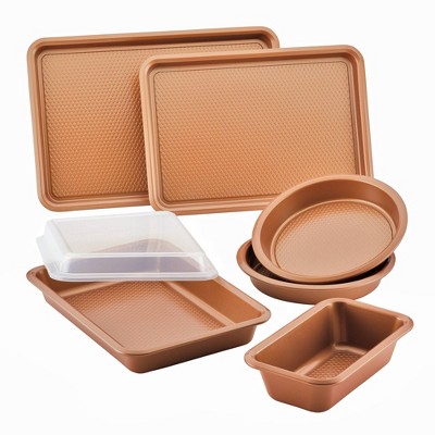 Ayesha Curry 3pc Nonstick Cookie Sheet Set - Copper : Target