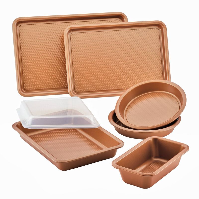 Ayesha Curry 7pc Bakeware Set Copper, 1 of 19