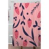 Jenny Chang-Rodriguez Strawberries Shower Curtain Pink - Deny Designs - 2 of 3
