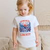 The Juniper Shop America Summer Of Liberty Distressed Toddler Short Sleeve Tee - 3 of 4
