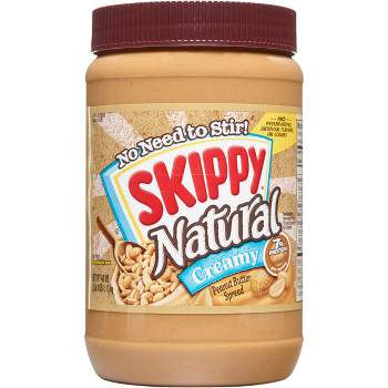 Skippy Natural Creamy Peanut Butter - 40oz