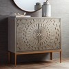 55 Downing Street Sunburst 39 1/2" Wide 2-Door Gray Wood Accent Chest - 2 of 4