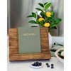 ZICOTO Wooden Cookbook Stand for Kitchen Counters – Solid Wood Holder Keeps Recipe Books Open and Fits Tablets or iPads – Enhances Any Kitchen Decor - 2 of 4