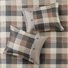 Lyngins 7-Piece Queen Size Comforter Set, Cabin Farmhouse Style with Buffalo Plaid on Herringbone Fabric, Machine Washable Bedding Set, Hypoallergenic - 4 of 4