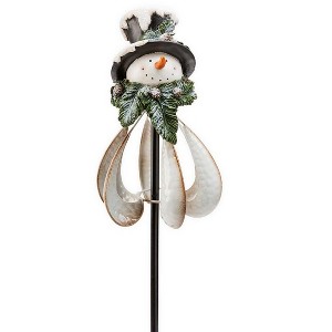 Wind & Weather Metal Holiday Snowman Wind Spinner - 1 of 1