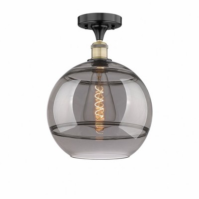 Rochester - 1 Light Semi-Flush Mount In Industrial Style-13.5 Inches Tall and 12 Inches Wide