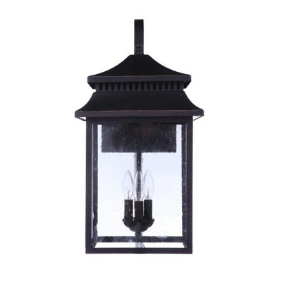 Craftmade Lighting Crossbend 3 - Light Wall Light in  Matte Black