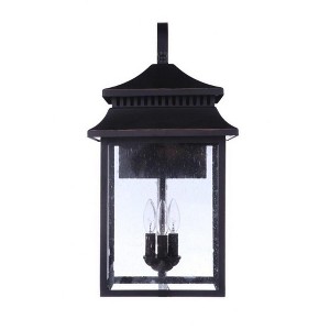 Craftmade Lighting Crossbend 3 - Light Wall Light in  Matte Black - 1 of 1