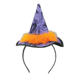 Beistle Witch Hat Headband, (2/Pkg) Multicolored - 1 of 1