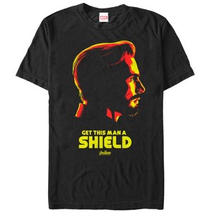 Men's Marvel Avengers: Infinity War Get Captain America a Shield T-Shirt - 1 of 4