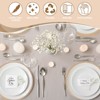 Unique Bargains Woven Braided Washable Decorative Round Placemat 4 Pcs - 3 of 4
