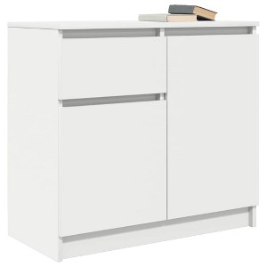 CLIHOME 3 Doors Kitchen Sideboard Buffet Cabinet Engineered Wood Compact Storage Cabinet Modern Kitchen Cupboard - 1 of 4