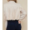 Women's Dutton Suede Fringe Motto Jackets - Saints & Hearts - 2 of 4