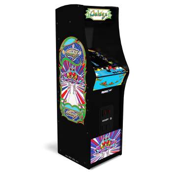 Arcade1Up GALAGA Deluxe Arcade Machine, Built For Your Home, 5-Foot-Tall Stand-Up Cabinet with 14 Classic Games, 17-Inch BOE Screen, Black