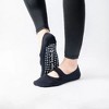 Anna-Kaci Women's 3-Pack Mary Jane Style Low Cut Non-Slip Grip Socks for Pilates Yoga and Everyday Comfort - 3 of 4