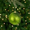 Northlight 3" Kiwi Green Sequin Shatterproof Ball Christmas Ornament - 2 of 4