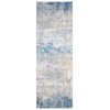 Washable Modern Abstract Rug Non Slip Low Pile Rug Soft Throw Floor Cover Foldable Indoor Carpet for Living Room Bedroom Playroom Nursery - 4 of 4