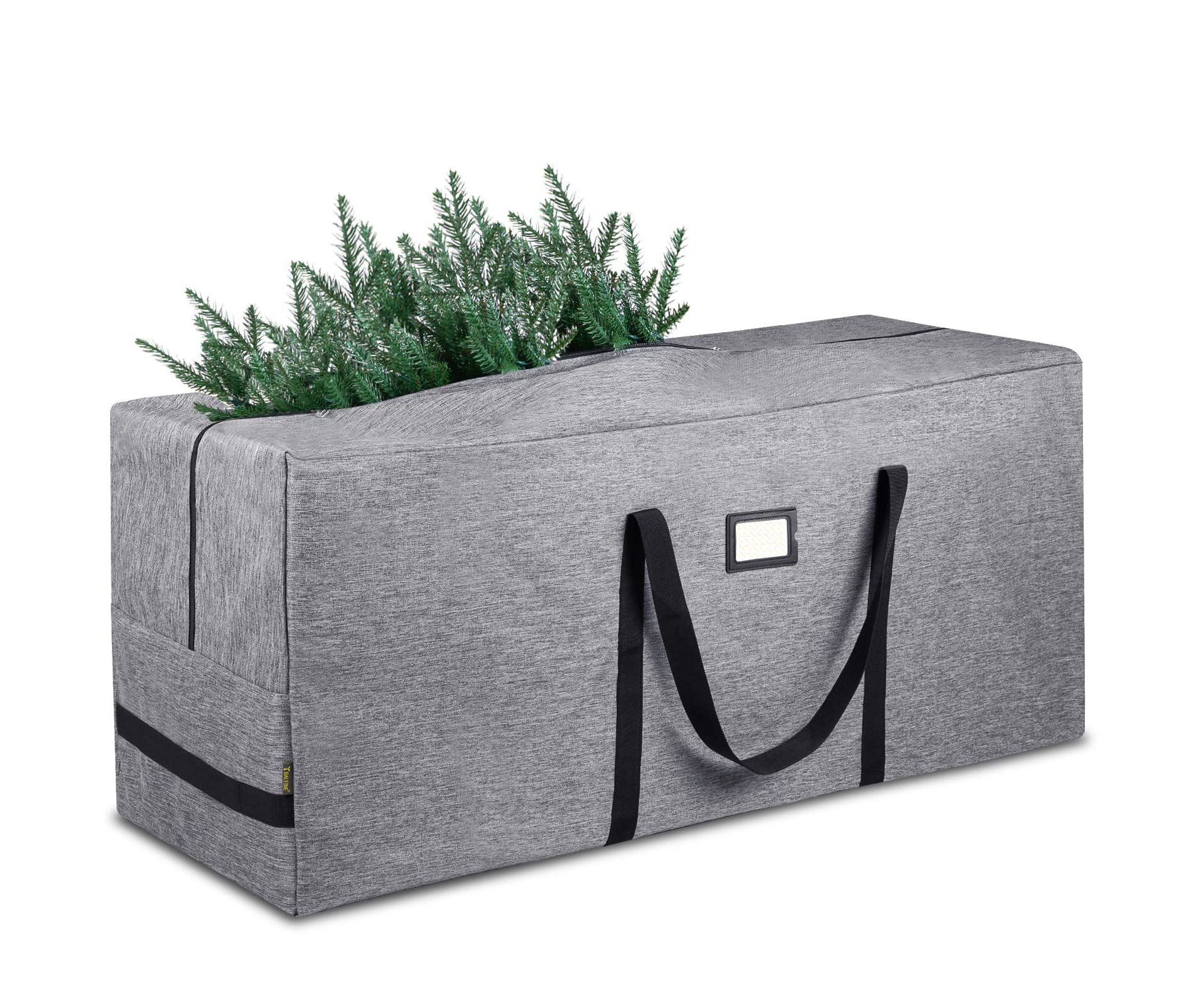 HOMLUX 7.5 ft Christmas Tree Storage Bag Heavy Duty Tote Bag with Handles & Dual Zippers