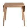 VisioGear Extendable Dining Table, Folding Kitchen Table, Space-Saving Dinner Table for Living Room, Kitchen, Natural, 45.67"*29.5"*30.1" - 2 of 4