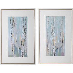 Uttermost Pandora's Forest 48 1/2"H 2-Piece Framed Wall Art Print Set - 1 of 1