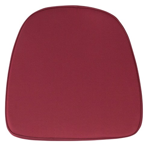 Buy 2 Thick - Burgundy Velvet Memory Foam Seat Cushion - Chiavari