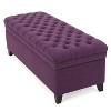 NicBex Modern 50" Storage Bench Wood Accent Stools with Button Tufted Top for Bedroom and Entryway - 4 of 4