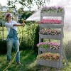 DoCred Vertical Wooden Raised Garden Bed – 4-Tier & 5-Tier Freestanding Planter Stand for Indoor & Outdoor Flowers, Herbs, and Vegetables - 2 of 4