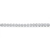 Pompeii3 14k White Gold 1Ct TW Natural Diamond Tennis Line Bracelet 7" - 3 of 4