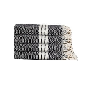 Olive & Linen Newport Turkish Hand / Kitchen Towel Bundle - 1 of 4