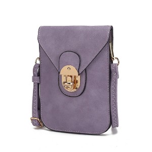 MKF Collection Kianna Medium Phone Crossbody Women's Vegan Leather Handbag by Mia K - 1 of 4