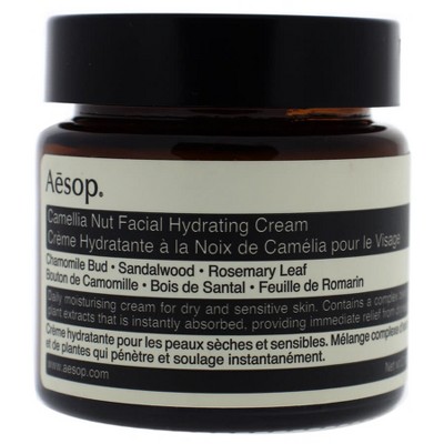 Aesop Camellia Nut Facial Hydrating Cream | Rich Hydration for Immediate Relief From Dryness | Nourshing Blend of Nut and Plant Extracts | 2.0 oz