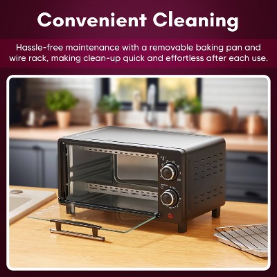 Elite Cuisine 4-Slice Toaster Oven Broiler - Thumbnail 2