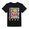 Seven Times Six Super Mario T-Shirt Girls' Princess Peach Repeating Design Tee - 2 of 4