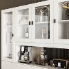 Famapy Combination Living Room Display Cabinet Tempered Glass Display Cabinet Storage Solutions - 4 of 4