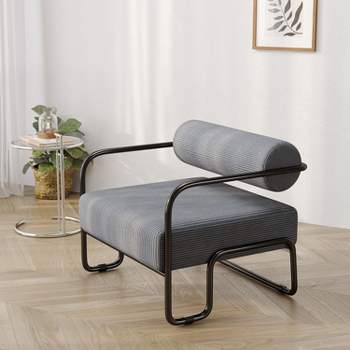 Simple Design Accent Chair, Lazy Individual Chair with Extra thick seat cushion - Maison Boucle