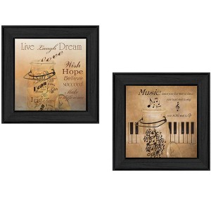 Gulches 2-Piece Vignette By Robin-Lee Vieira, Printed Wall Art, Ready To Hang Framed Poster, Black Frame - 1 of 4