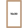 PosterPalooza | Panoramic Weathered Yellow Picture Frame - UV Acrylic, Foam Board Backing, Hanging Hardware - 2 of 4
