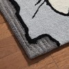 NICOLE MILLER NEW YORK Flora Grandeur Bloom Handcrafted Area Rug, Natural Wool Rug - 2 of 4