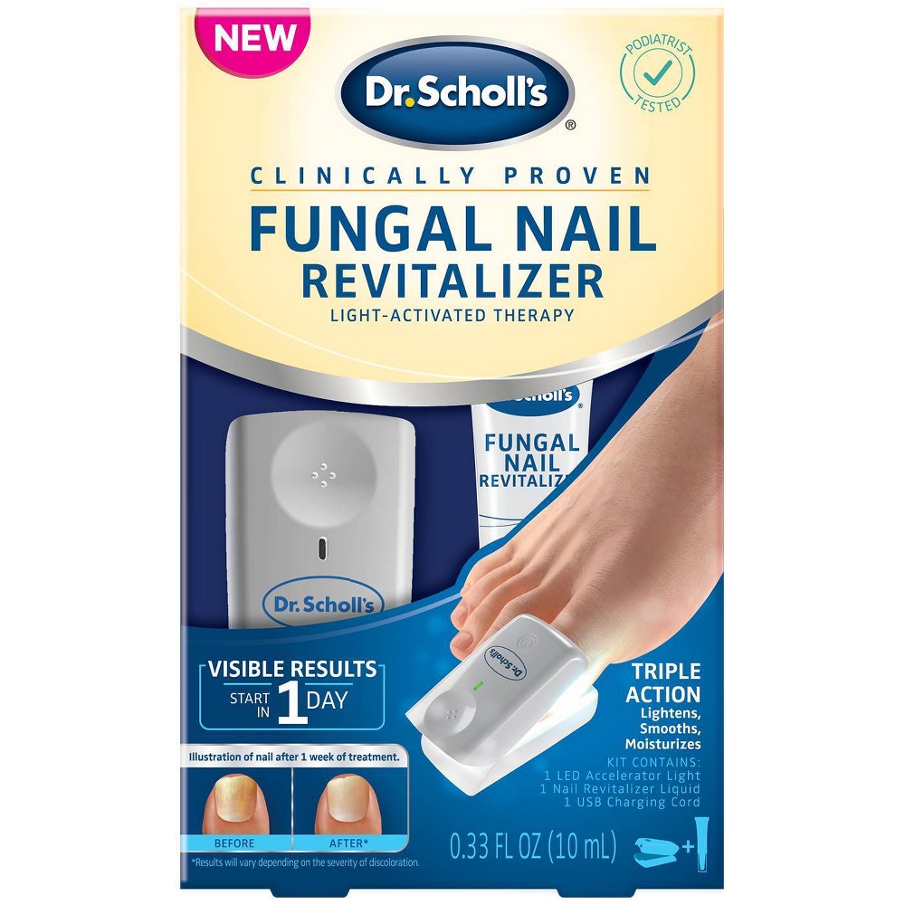 Dr. Scholl s Fungal Nail Revitalizer LED Light-Activated Therapy Erase Toenail Discoloration Fungus