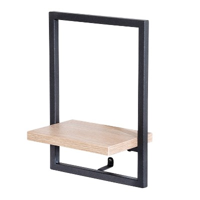 target floating wood shelves