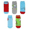 Peanuts Snoopy Women's Holiday Inspired Mix and Match 5-Pack Adult No-Show Ankle Socks Shoe Size 4-10 Multicoloured - 3 of 4