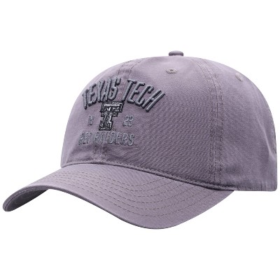 NCAA Texas Tech Red Raiders Men's Skill Gray Garment Washed Canvas Hat