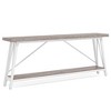 Resenkos Console Table, Sofa Table, 70.9" Console Table, Extra Long Sofa Table Behind Couch,Light Gray & White - 3 of 4