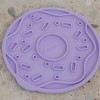 Dexypaws Enrichment Lick Mat: Lilac Donut Delight - Grooved Silicone - 3 of 4
