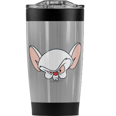 Pinky And The Brain Brain Steel Tumbler 20oz Coffee Travel Mug