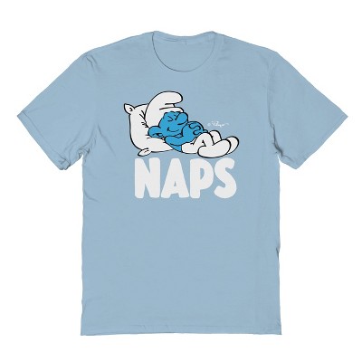 Smurfs Men's Naps 2 Short Sleeve Graphic Cotton T-Shirt
